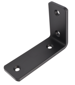 Wspornik LOFT typu L 250 × 180 × 38 mm, w czarnym macie. - 6