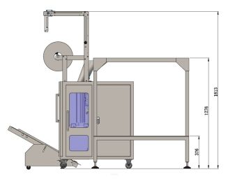 Stół 520 do konfekcji ręcznej ze zgrzewarką 2 stanowiskowy - 4