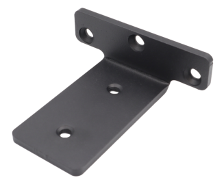 Wspornik półki LOFT typu T 100 × 100 × 50 mm, stalowy, czarny mat. - 3