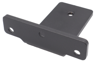 Wspornik półki LOFT typu T 100 × 100 × 50 mm, stalowy, czarny mat. - 4