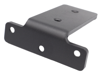 Wspornik półki LOFT typu T 100 × 100 × 50 mm, stalowy, czarny mat. - 5