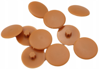 Zaślepka Ø 15 mm do mimośrodu – olcha, wciskana maskująca. - 2