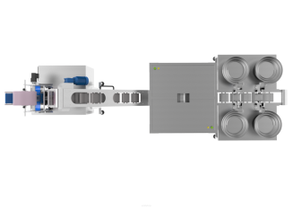 Maszyna, automat pakujący z 4 podajnikami + dorzut ręczny 2 stanowiskowy - 2
