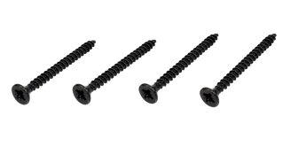 Czarne wkręty stożkowe 3,5×30 mm – zestaw 20 sztuk. - 2