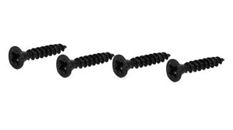 Czarne wkręty stożkowe 3,5×16 mm – zestaw 20 sztuk. - 2