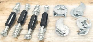 Złącze meblowe mimośrodowe 34 mm z trzpieniem euro 6 mm (mimośród 15×12 mm) 20 szt. - 3