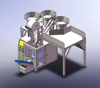 Maszyna, automat pakujący z 3 podajnikami + dorzut ręczny - 3