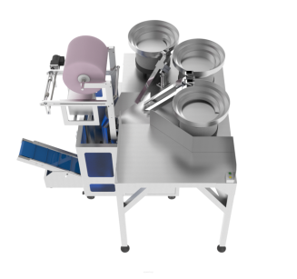 Maszyna, automat pakujący z 3 podajnikami + dorzut ręczny - 2