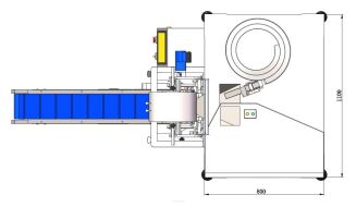 Maszyna, automat pakujący z 1 podajnikiem + dorzut ręczny - 5