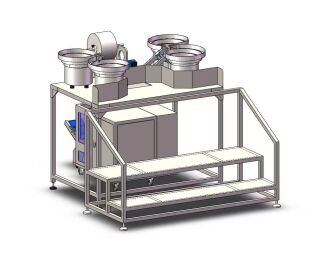 Maszyna, automat pakujący z 4 podajnikami + dorzut ręczny. - 6