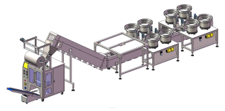 Maszyna, automat pakujący 520 z 8 podajnikami + dorzut ręczny 2 stanowiskowy - 3